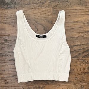 Simple white tank. Size small